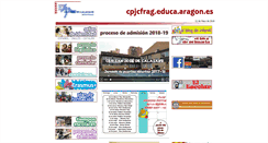 Desktop Screenshot of cpjcfrag.educa.aragon.es