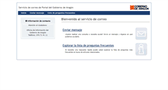 Desktop Screenshot of correo.aragon.es