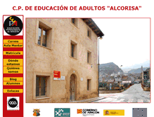 Tablet Screenshot of cpeaalco.educa.aragon.es