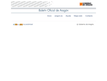 Tablet Screenshot of boa.aragon.es