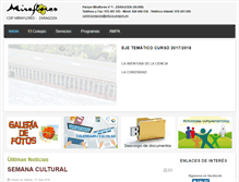 Tablet Screenshot of cpmirzar.educa.aragon.es