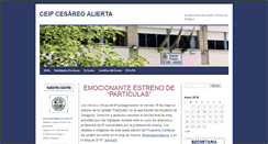 Desktop Screenshot of cpcalzar.educa.aragon.es