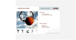 Desktop Screenshot of juegosescolares.aragon.es